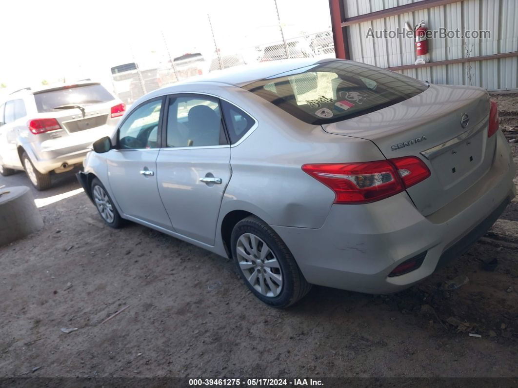 2018 Nissan Sentra S Silver vin: 3N1AB7AP3JY297004