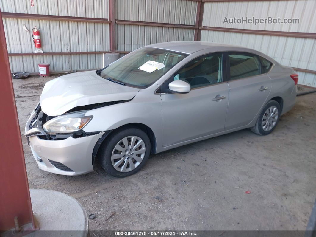 2018 Nissan Sentra S Silver vin: 3N1AB7AP3JY297004