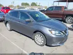 2018 Nissan Sentra S Gray vin: 3N1AB7AP3JY302900