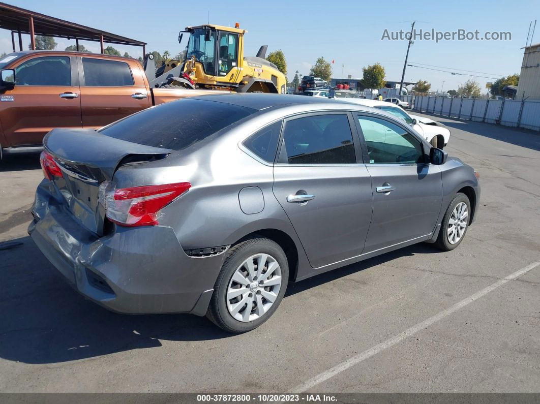 2018 Nissan Sentra S Gray vin: 3N1AB7AP3JY302900