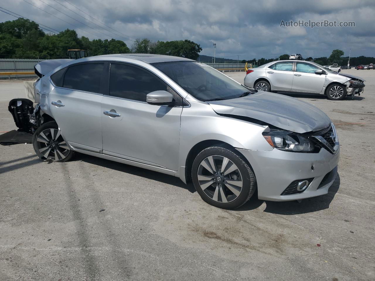 2018 Nissan Sentra S Silver vin: 3N1AB7AP3JY307255