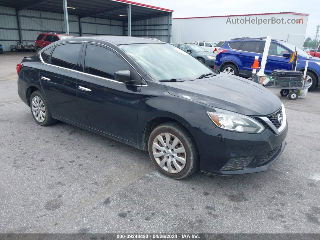 2018 Nissan Sentra S Черный vin: 3N1AB7AP3JY311743