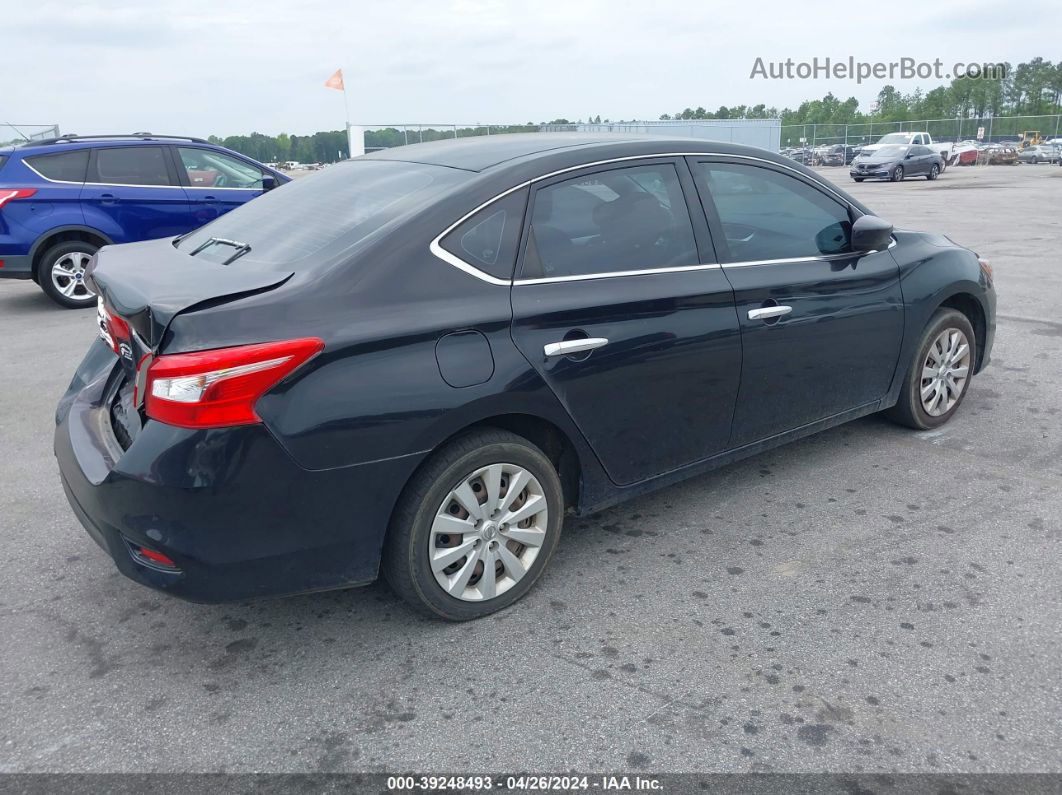 2018 Nissan Sentra S Черный vin: 3N1AB7AP3JY311743