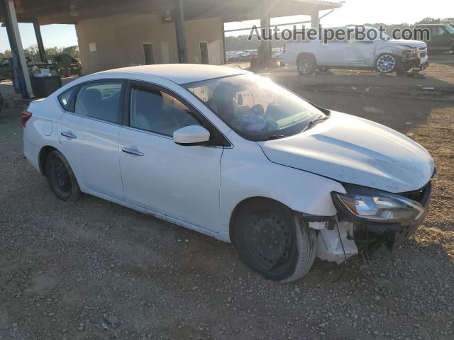 2018 Nissan Sentra S White vin: 3N1AB7AP3JY318725