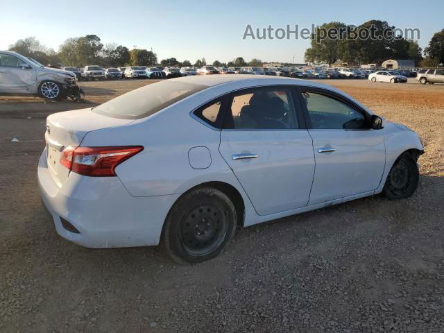 2018 Nissan Sentra S Белый vin: 3N1AB7AP3JY318725