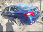 2018 Nissan Sentra S Blue vin: 3N1AB7AP3JY332432