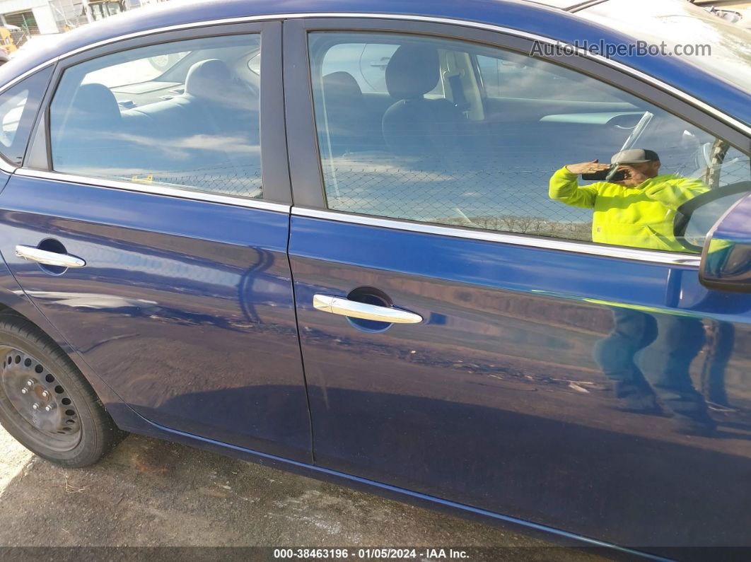 2018 Nissan Sentra S Blue vin: 3N1AB7AP3JY332432