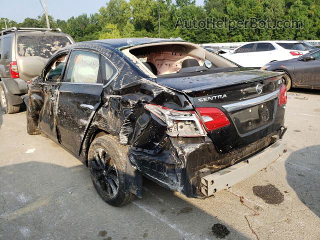 2018 Nissan Sentra S Черный vin: 3N1AB7AP3JY333533