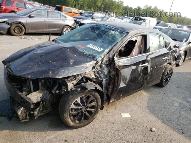 2018 Nissan Sentra S Black vin: 3N1AB7AP3JY333533