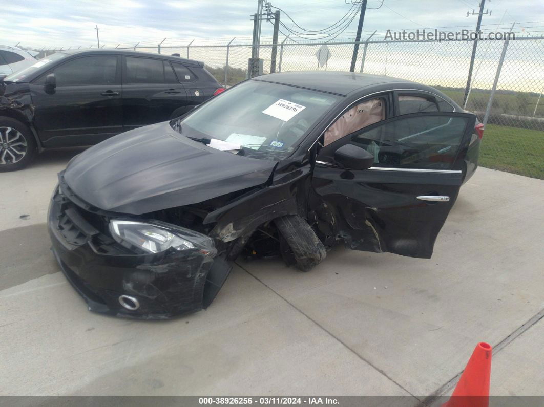 2018 Nissan Sentra Sv Black vin: 3N1AB7AP3JY340806