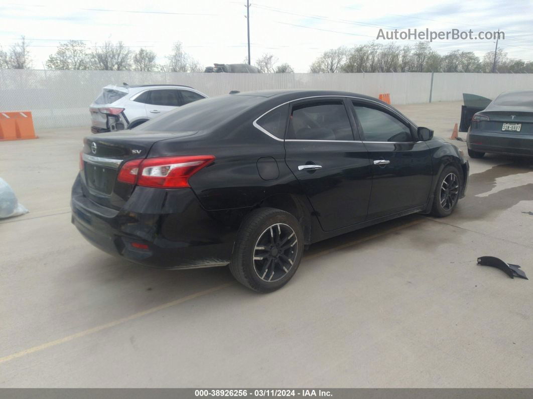 2018 Nissan Sentra Sv Black vin: 3N1AB7AP3JY340806