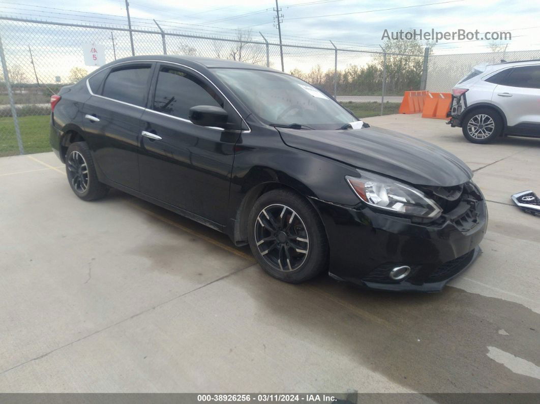 2018 Nissan Sentra Sv Black vin: 3N1AB7AP3JY340806