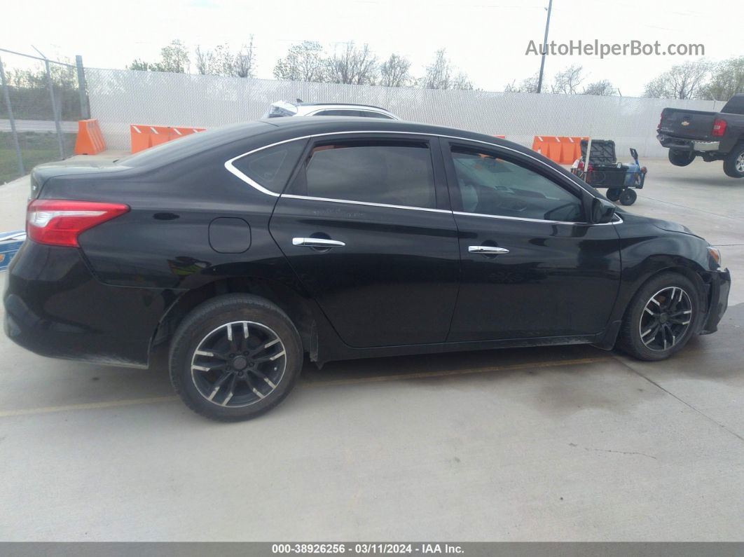 2018 Nissan Sentra Sv Black vin: 3N1AB7AP3JY340806