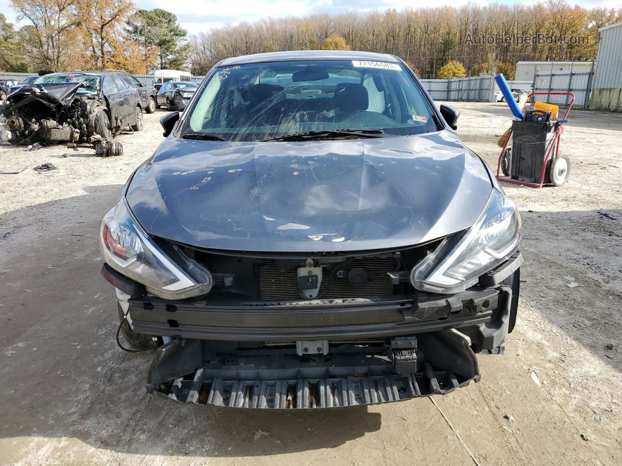 2019 Nissan Sentra S Gray vin: 3N1AB7AP3KL605769