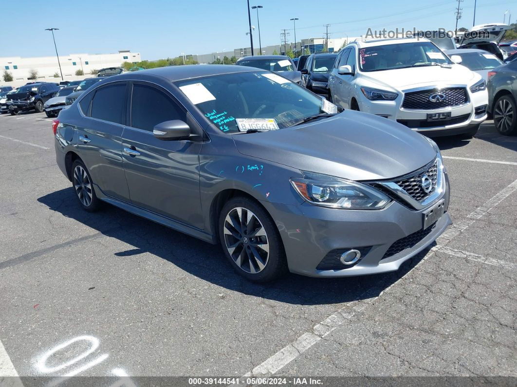 2019 Nissan Sentra Sr Silver vin: 3N1AB7AP3KY202409