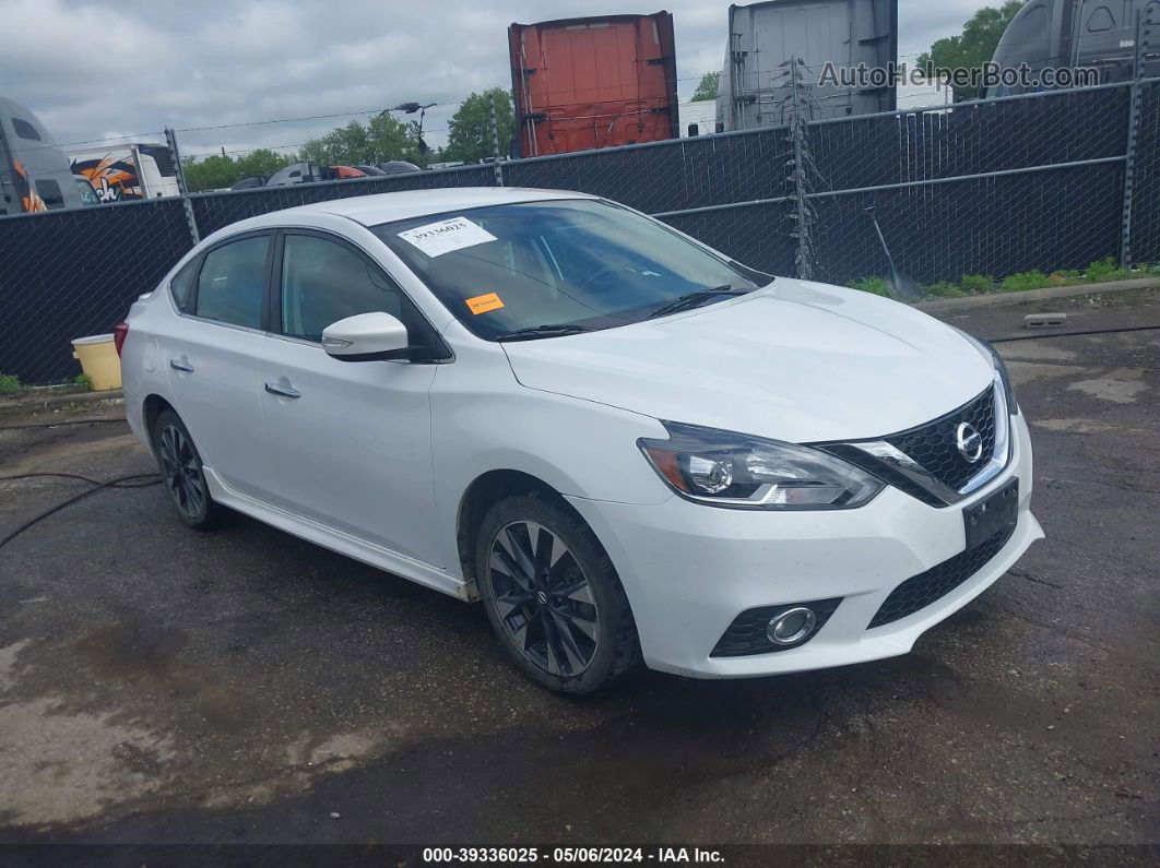 2019 Nissan Sentra Sr White vin: 3N1AB7AP3KY205665