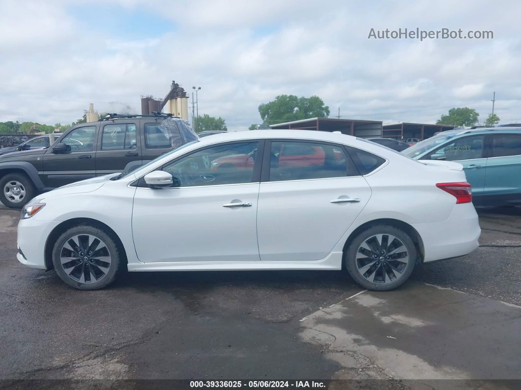 2019 Nissan Sentra Sr White vin: 3N1AB7AP3KY205665