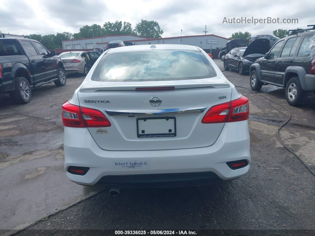 2019 Nissan Sentra Sr White vin: 3N1AB7AP3KY205665