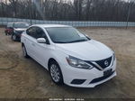 2019 Nissan Sentra S White vin: 3N1AB7AP3KY207657