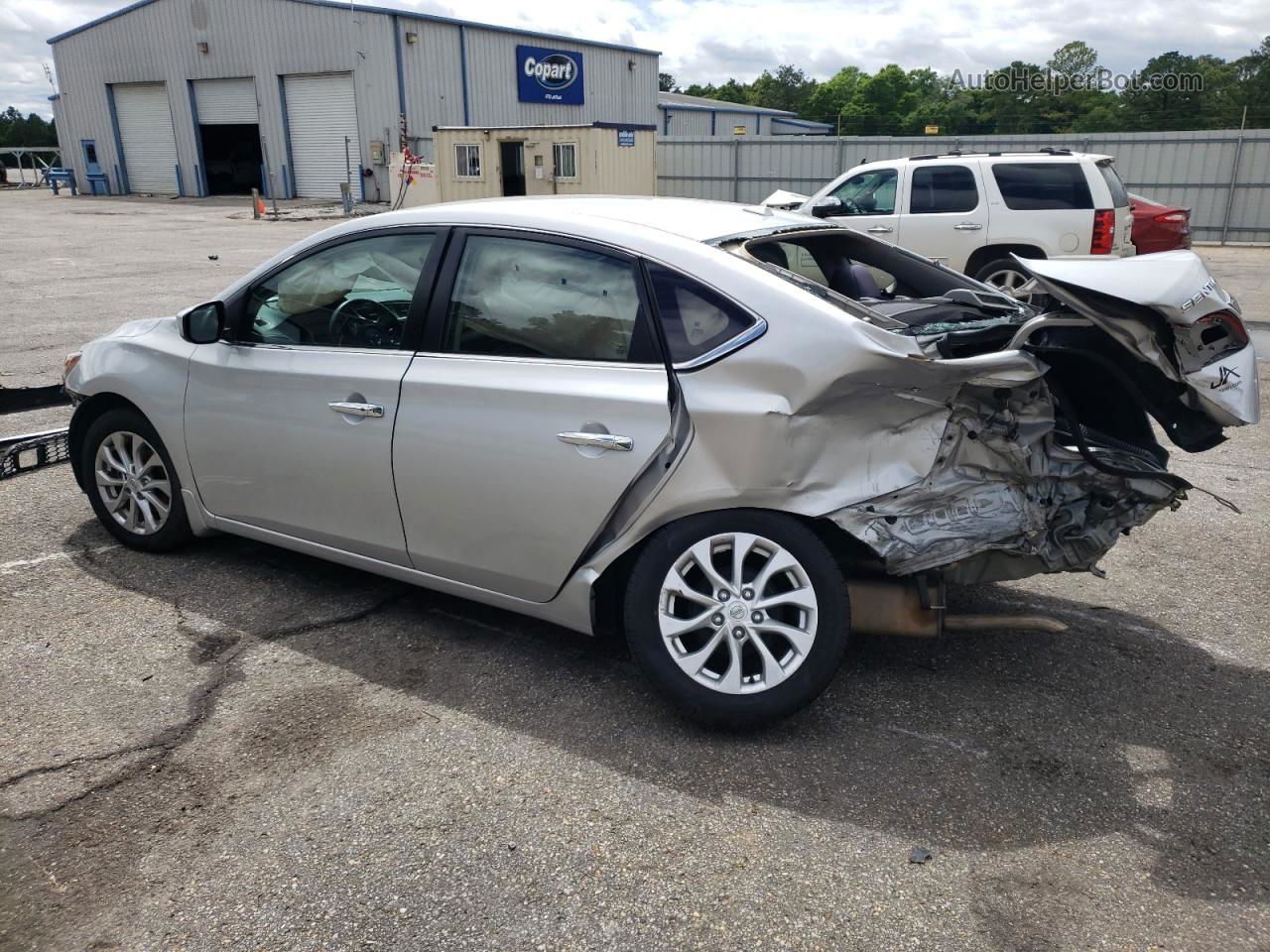 2019 Nissan Sentra S Silver vin: 3N1AB7AP3KY214639