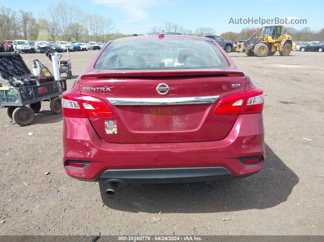 2019 Nissan Sentra Sr Red vin: 3N1AB7AP3KY218013