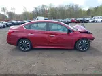 2019 Nissan Sentra Sr Red vin: 3N1AB7AP3KY218013