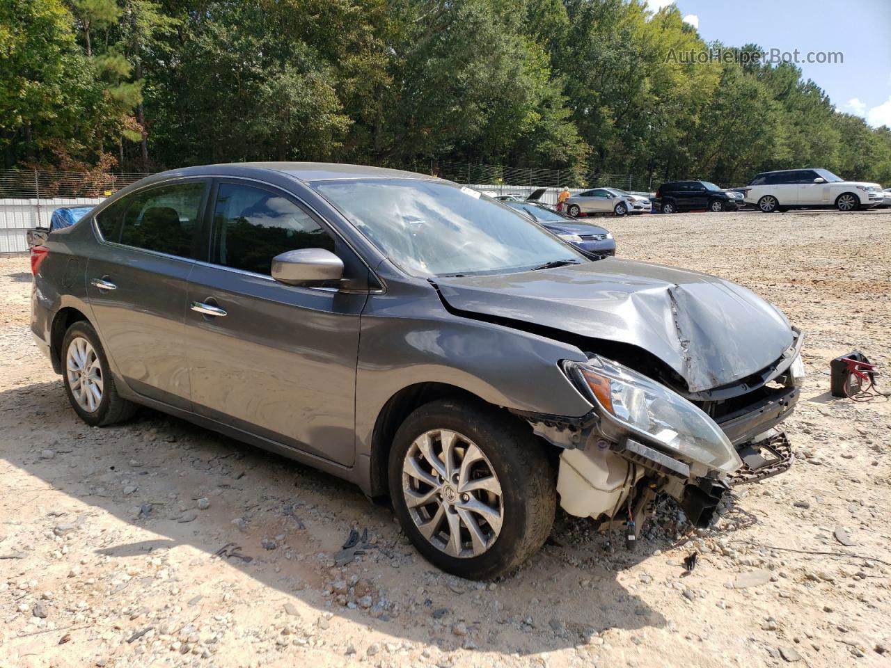 2019 Nissan Sentra S Gray vin: 3N1AB7AP3KY247611