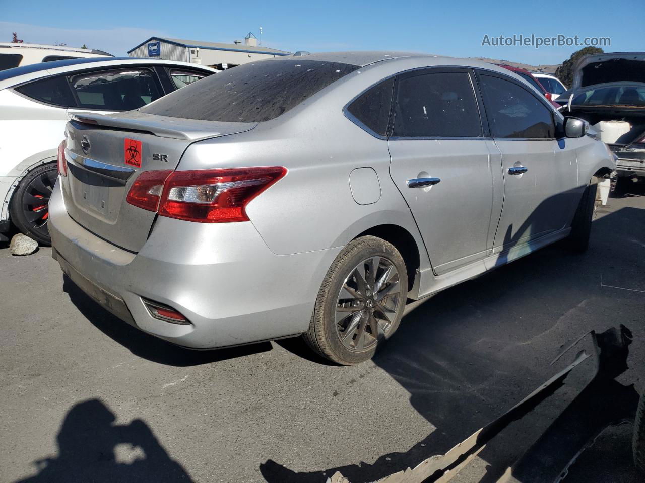 2019 Nissan Sentra S Silver vin: 3N1AB7AP3KY255997