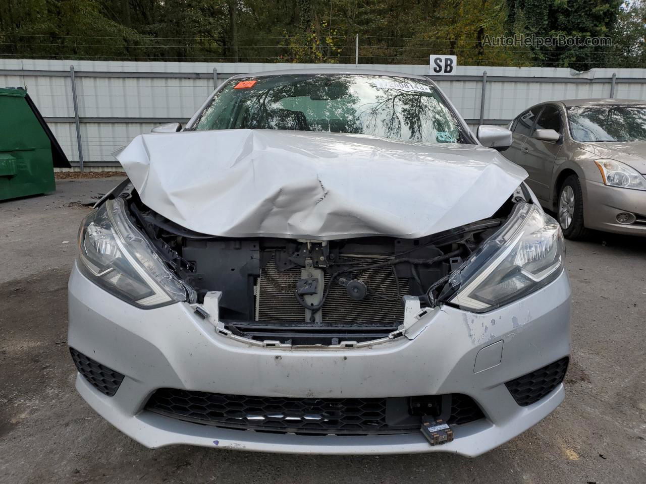 2019 Nissan Sentra S Silver vin: 3N1AB7AP3KY264358