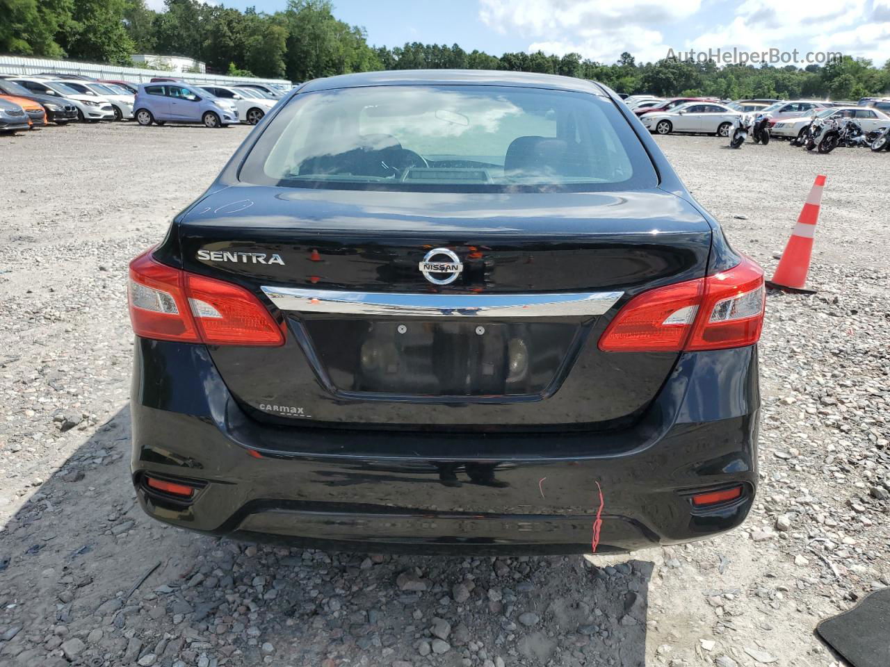 2019 Nissan Sentra S Black vin: 3N1AB7AP3KY274324