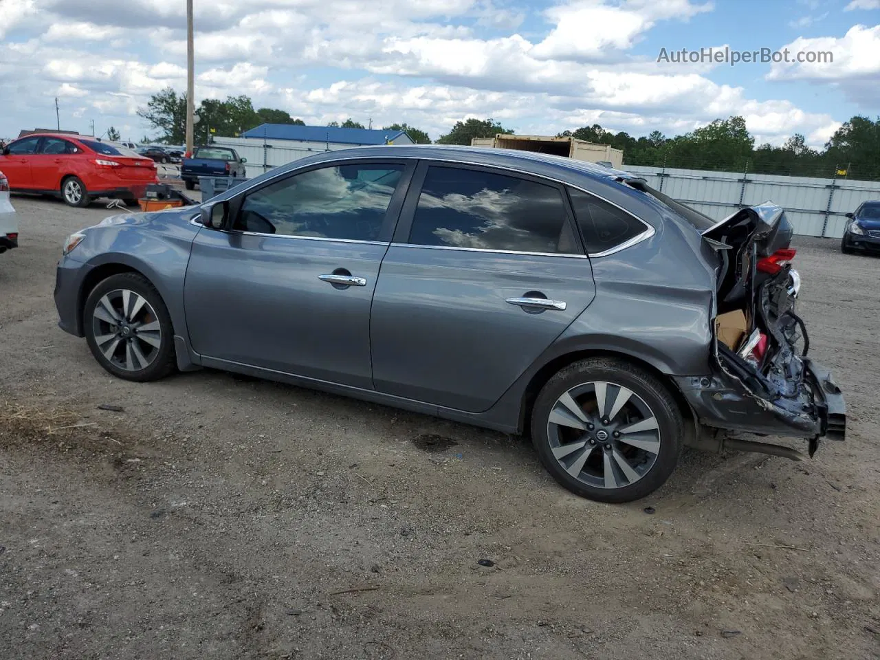 2019 Nissan Sentra S Gray vin: 3N1AB7AP3KY276722