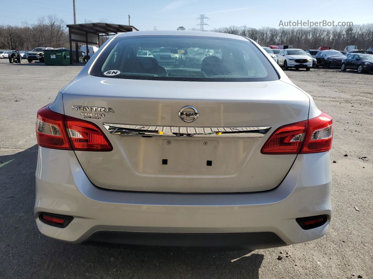 2019 Nissan Sentra S Silver vin: 3N1AB7AP3KY278020