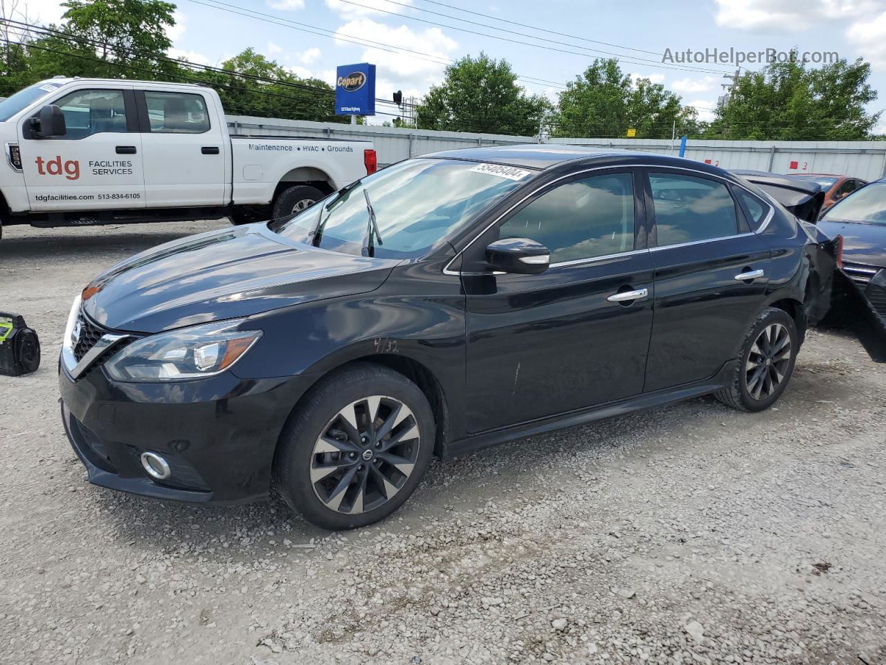 2019 Nissan Sentra S Black vin: 3N1AB7AP3KY299126