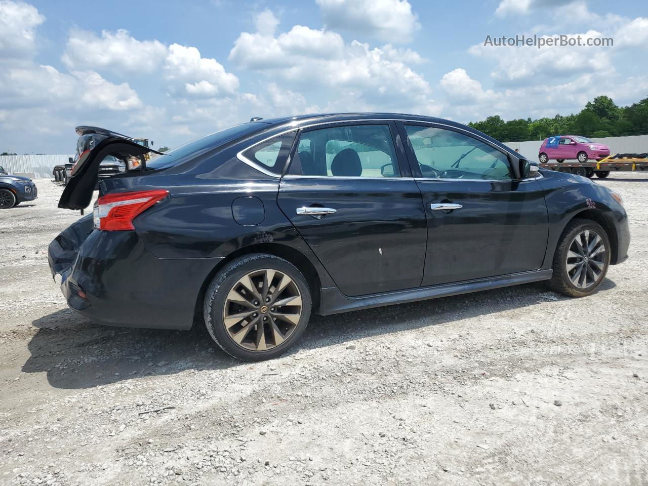 2019 Nissan Sentra S Black vin: 3N1AB7AP3KY299126