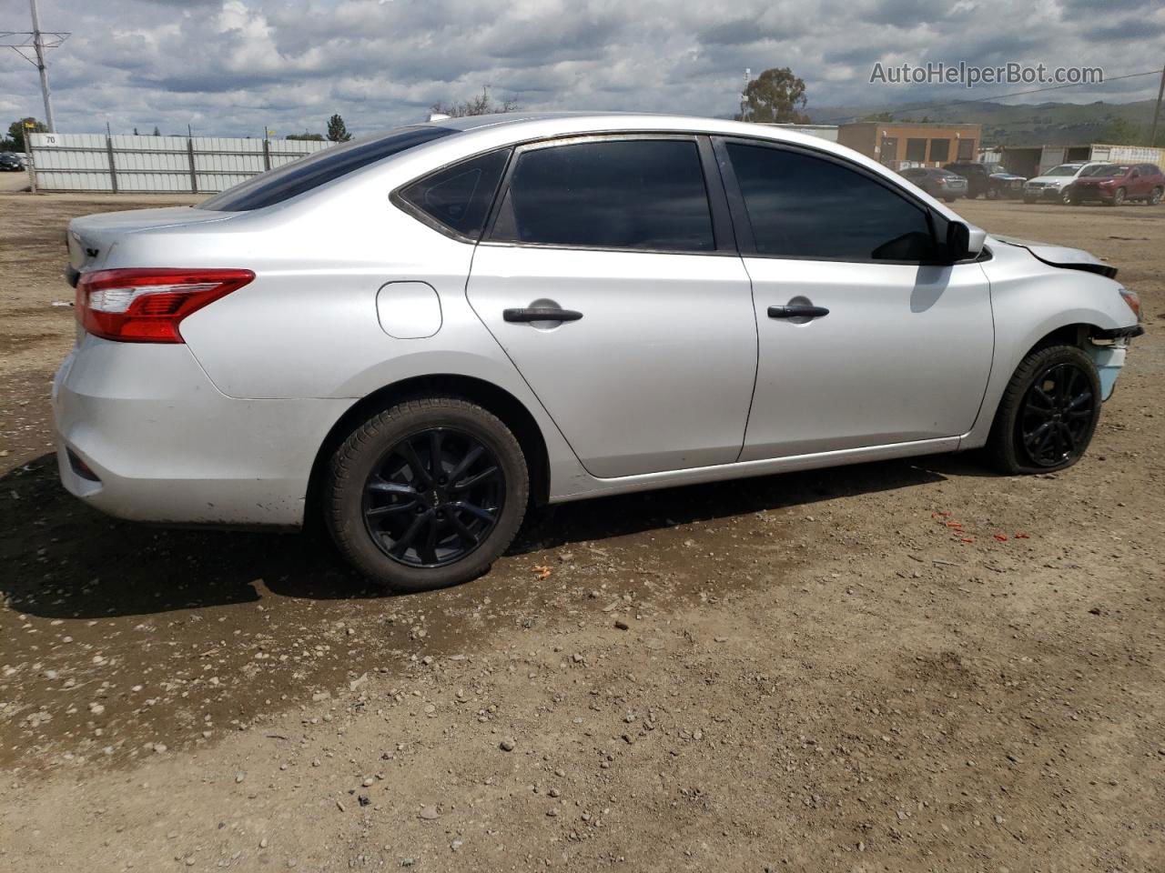 2019 Nissan Sentra S Silver vin: 3N1AB7AP3KY306477