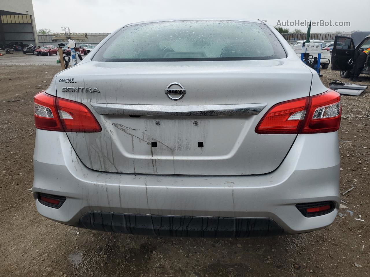 2019 Nissan Sentra S Silver vin: 3N1AB7AP3KY307290