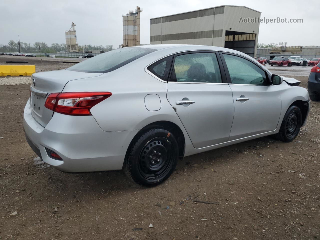 2019 Nissan Sentra S Silver vin: 3N1AB7AP3KY307290