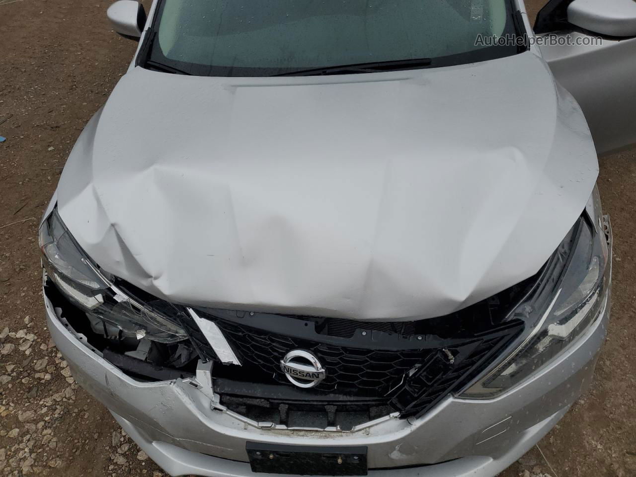 2019 Nissan Sentra S Silver vin: 3N1AB7AP3KY307290