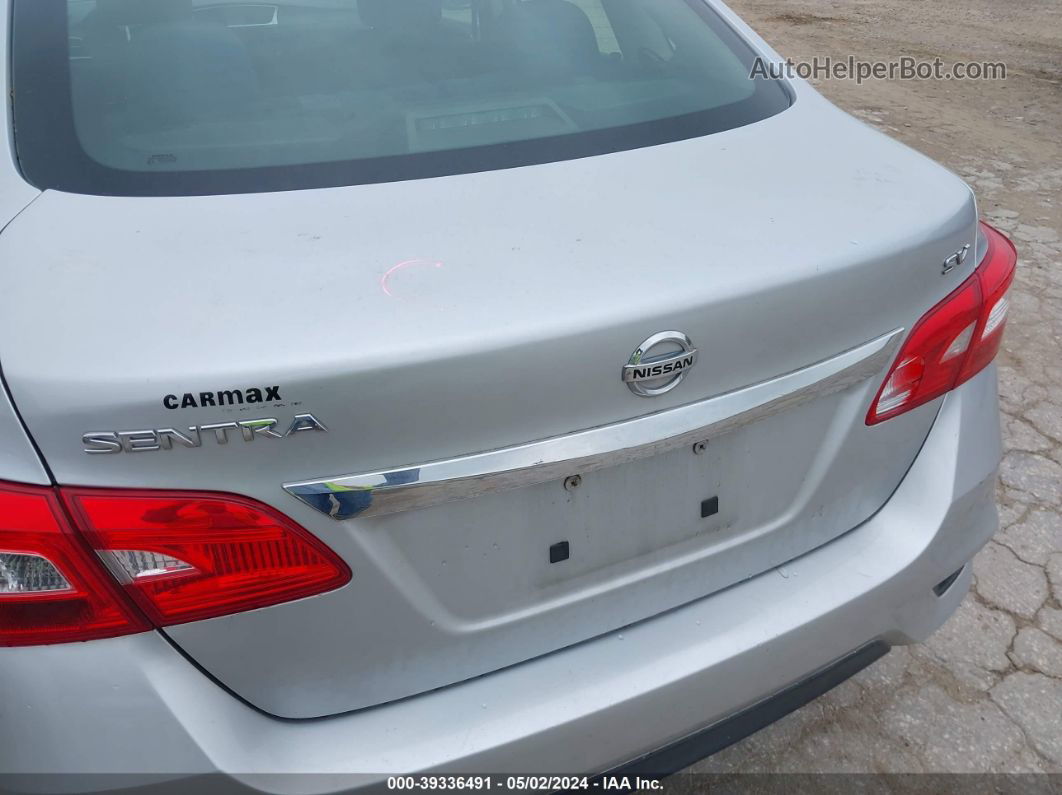 2019 Nissan Sentra Sv Silver vin: 3N1AB7AP3KY317995