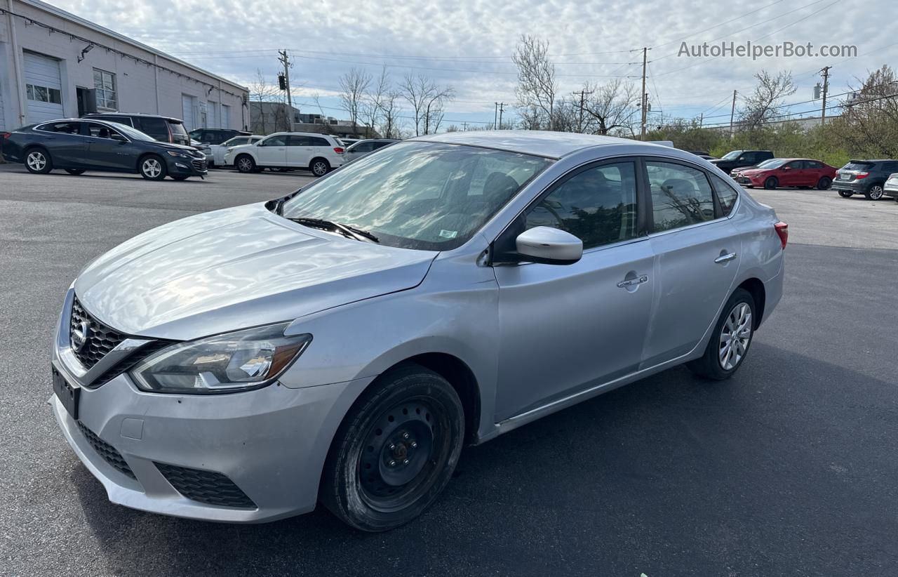 2019 Nissan Sentra S Gray vin: 3N1AB7AP3KY319083