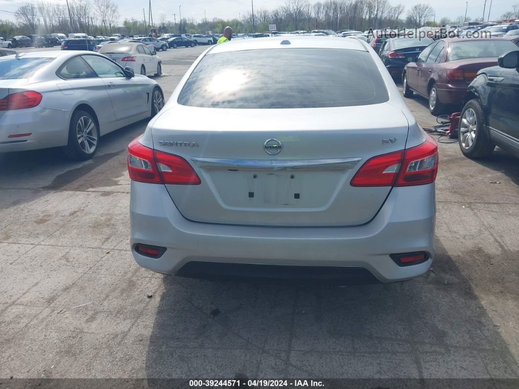 2019 Nissan Sentra Sv Silver vin: 3N1AB7AP3KY327197