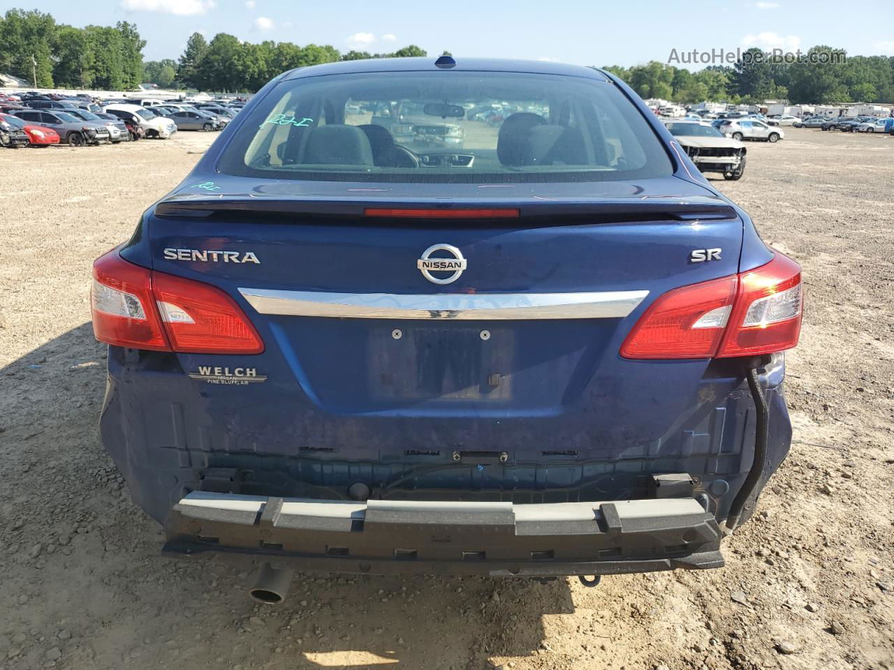 2019 Nissan Sentra S Blue vin: 3N1AB7AP3KY337793