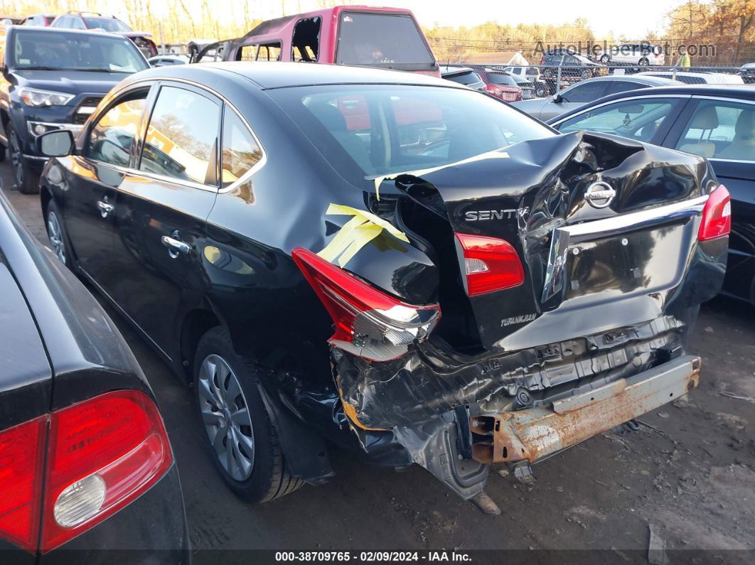 2019 Nissan Sentra S Black vin: 3N1AB7AP3KY342301