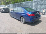 2019 Nissan Sentra Sr Blue vin: 3N1AB7AP3KY350382