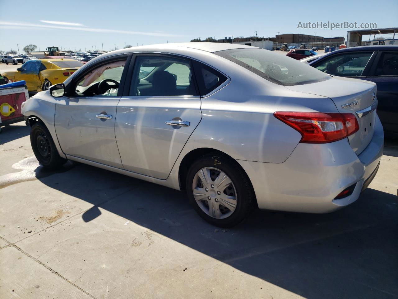 2019 Nissan Sentra S Silver vin: 3N1AB7AP3KY352214