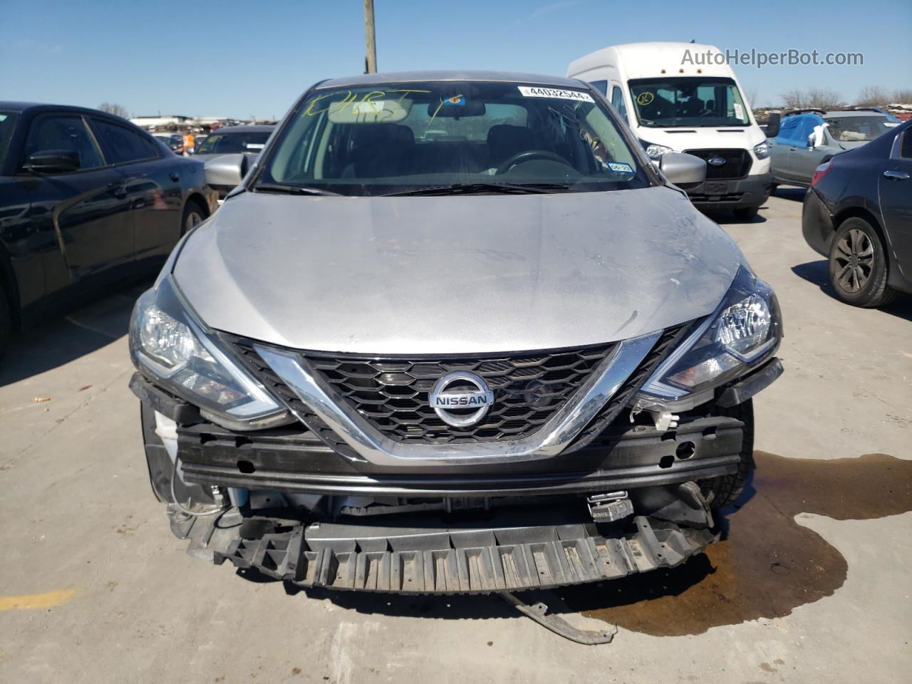 2019 Nissan Sentra S Silver vin: 3N1AB7AP3KY352214