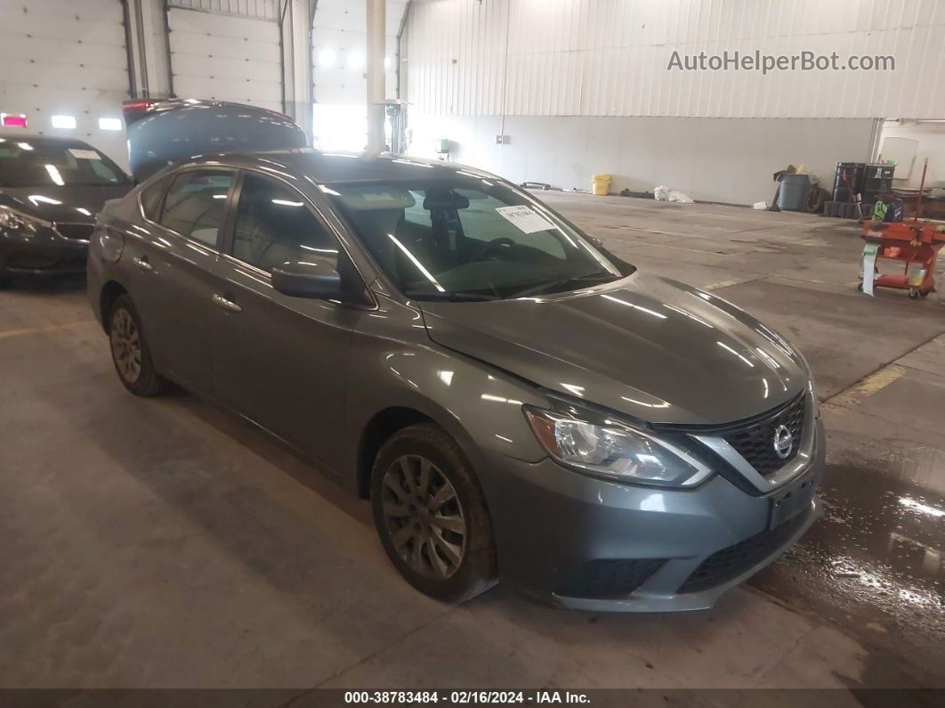 2019 Nissan Sentra S Gray vin: 3N1AB7AP3KY356554