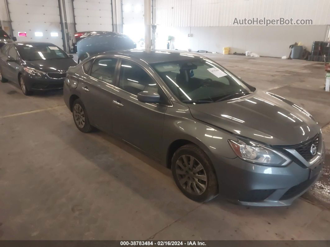 2019 Nissan Sentra S Gray vin: 3N1AB7AP3KY356554