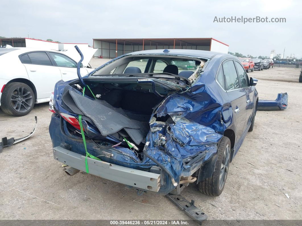 2019 Nissan Sentra Sr Blue vin: 3N1AB7AP3KY357686