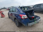 2019 Nissan Sentra Sr Blue vin: 3N1AB7AP3KY357686